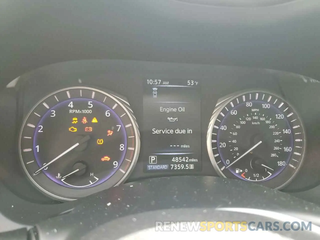 9 Photograph of a damaged car JN1EV7AR7KM557600 INFINITI Q50 2019