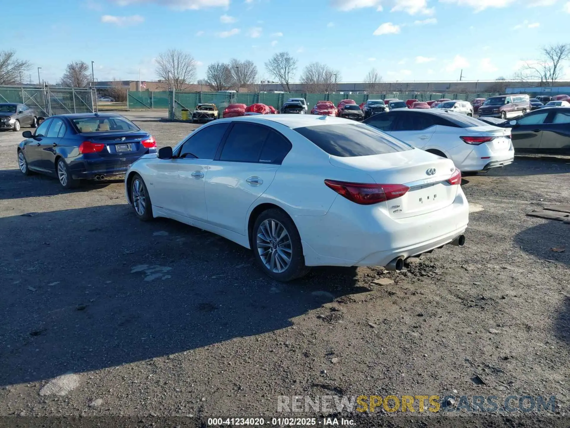 3 Photograph of a damaged car JN1EV7AR7KM558746 INFINITI Q50 2019