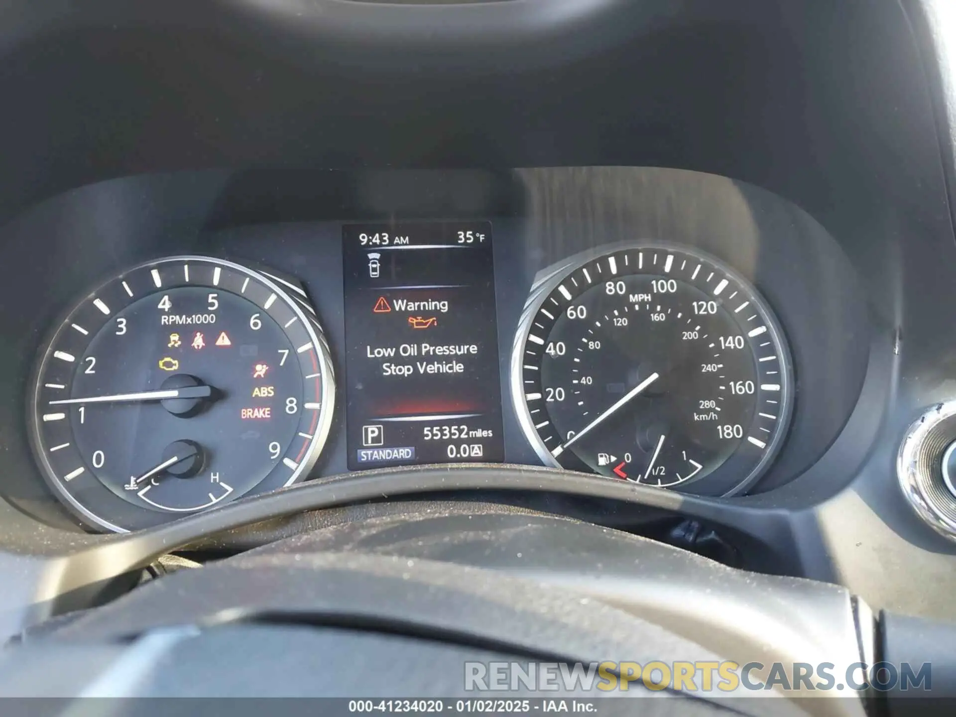 7 Photograph of a damaged car JN1EV7AR7KM558746 INFINITI Q50 2019