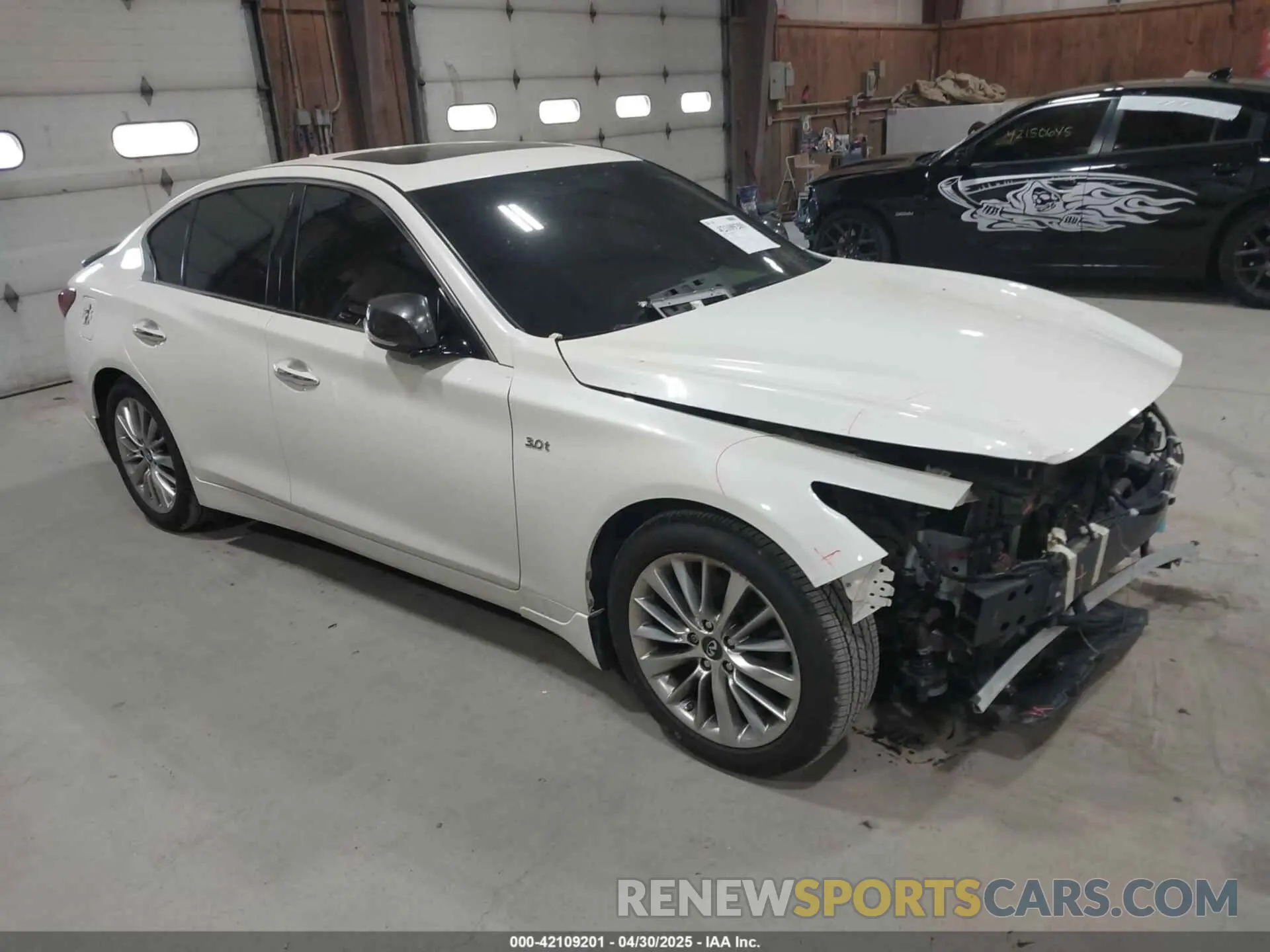1 Photograph of a damaged car JN1EV7AR7KM559251 INFINITI Q50 2019