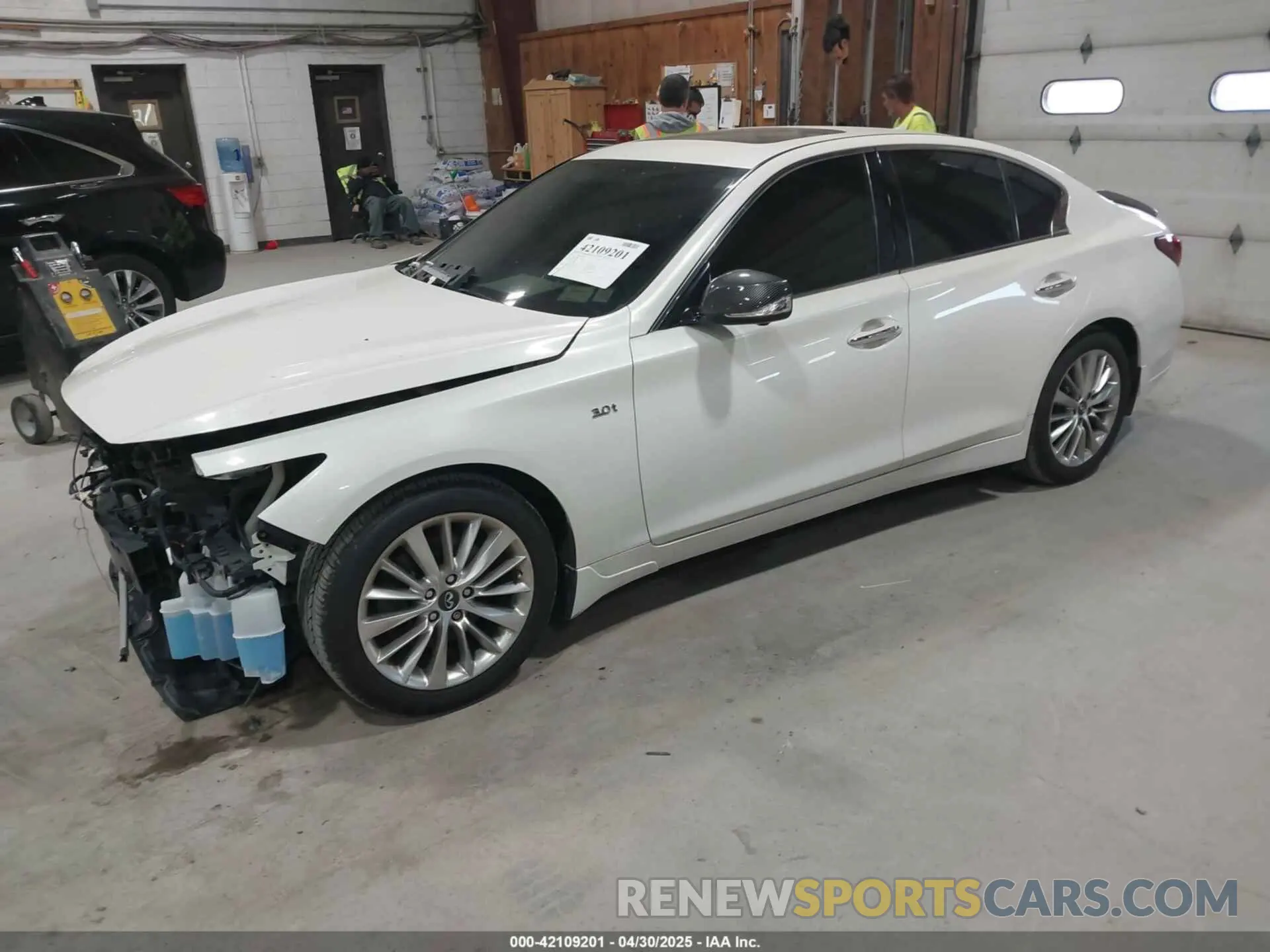 2 Photograph of a damaged car JN1EV7AR7KM559251 INFINITI Q50 2019