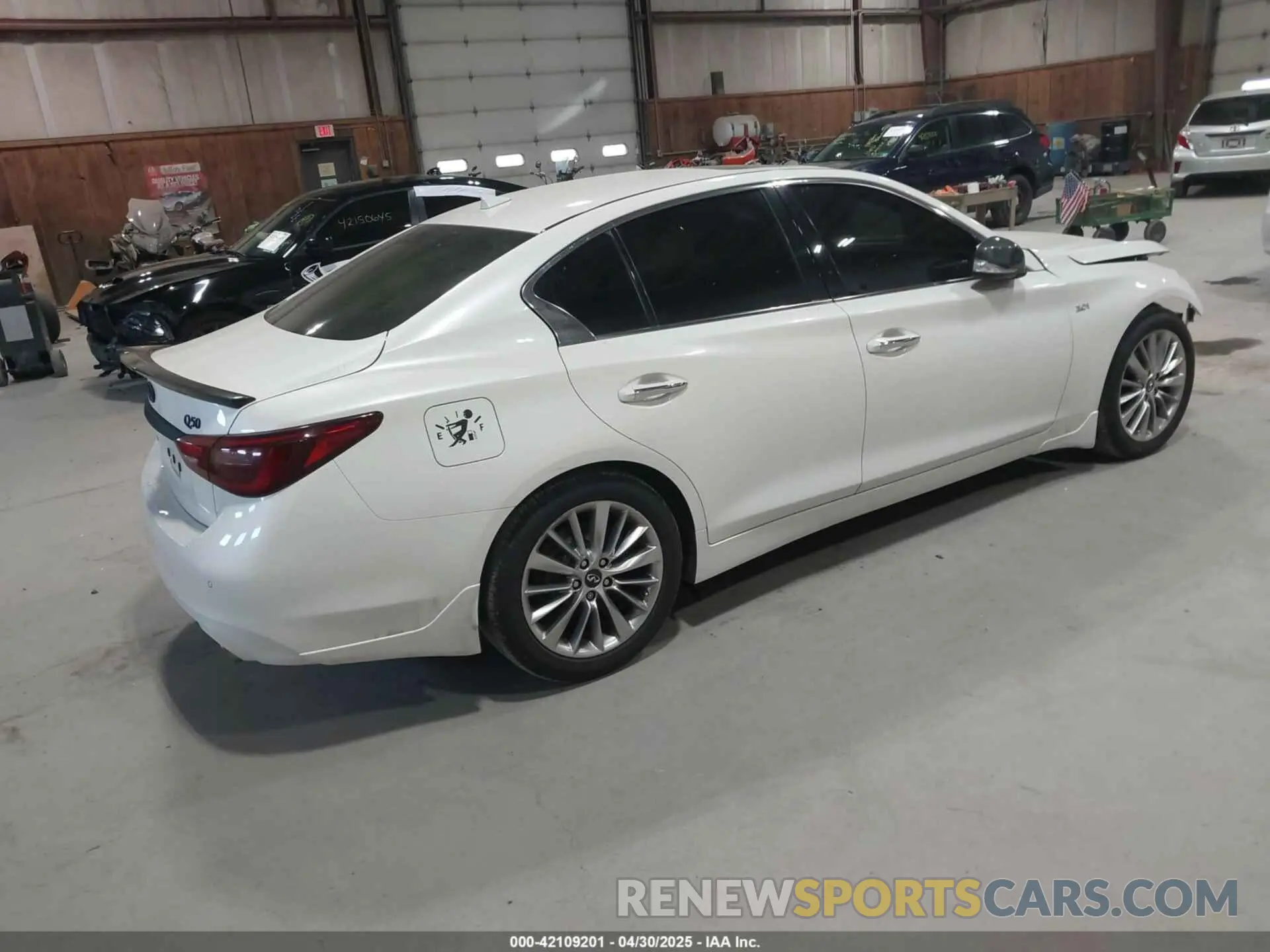 4 Photograph of a damaged car JN1EV7AR7KM559251 INFINITI Q50 2019