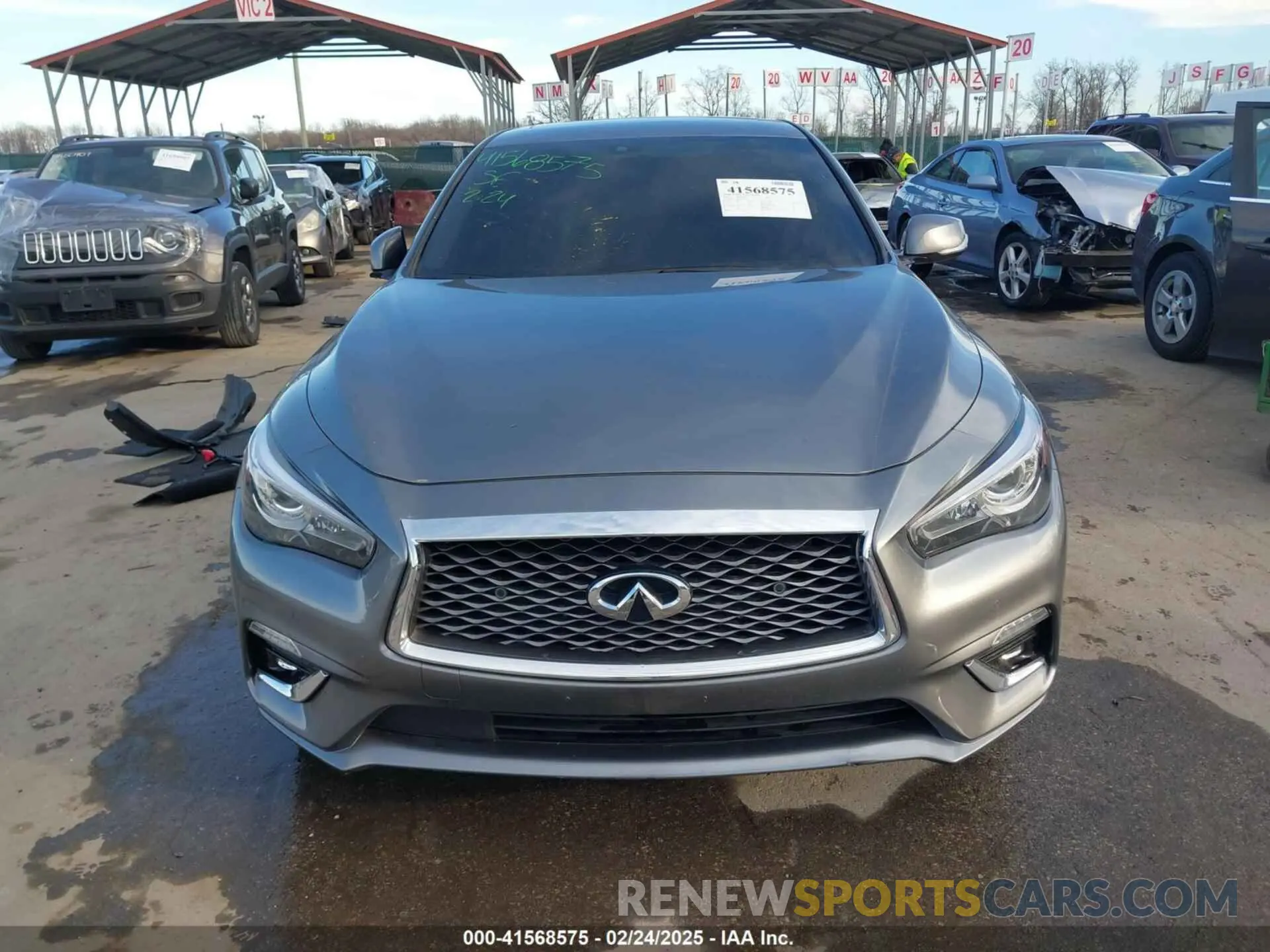 11 Фотография поврежденного автомобиля JN1EV7AR7KM559508 INFINITI Q50 2019