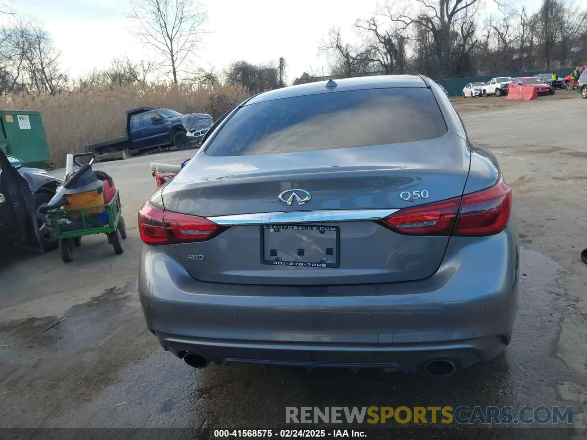 15 Фотография поврежденного автомобиля JN1EV7AR7KM559508 INFINITI Q50 2019