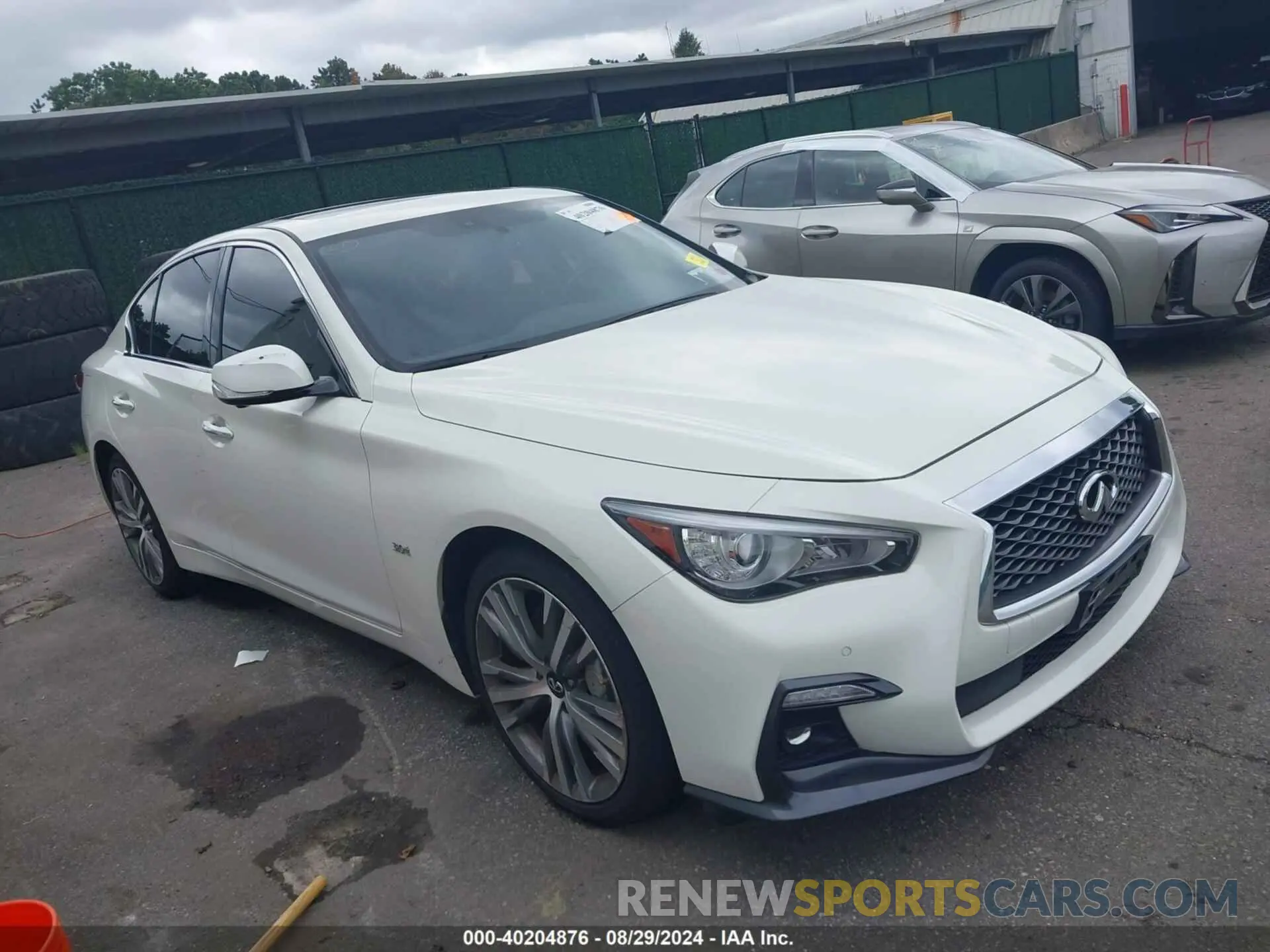 1 Фотография поврежденного автомобиля JN1EV7AR7KM590502 INFINITI Q50 2019