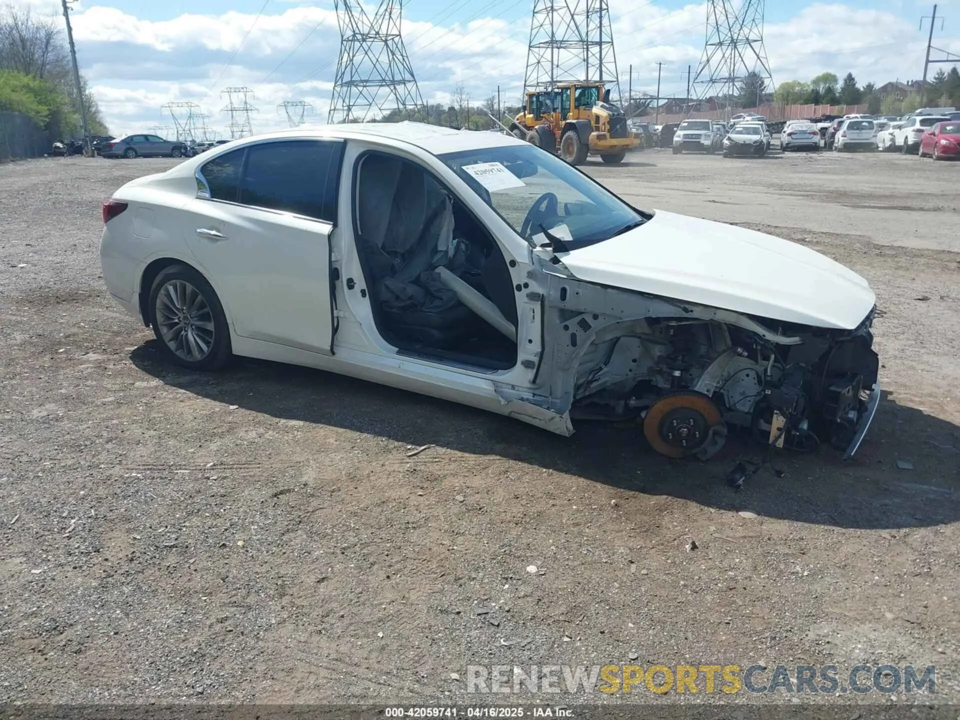1 Фотография поврежденного автомобиля JN1EV7AR8KM554690 INFINITI Q50 2019