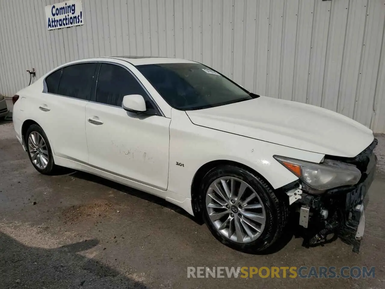 4 Photograph of a damaged car JN1EV7AR8KM559128 INFINITI Q50 2019