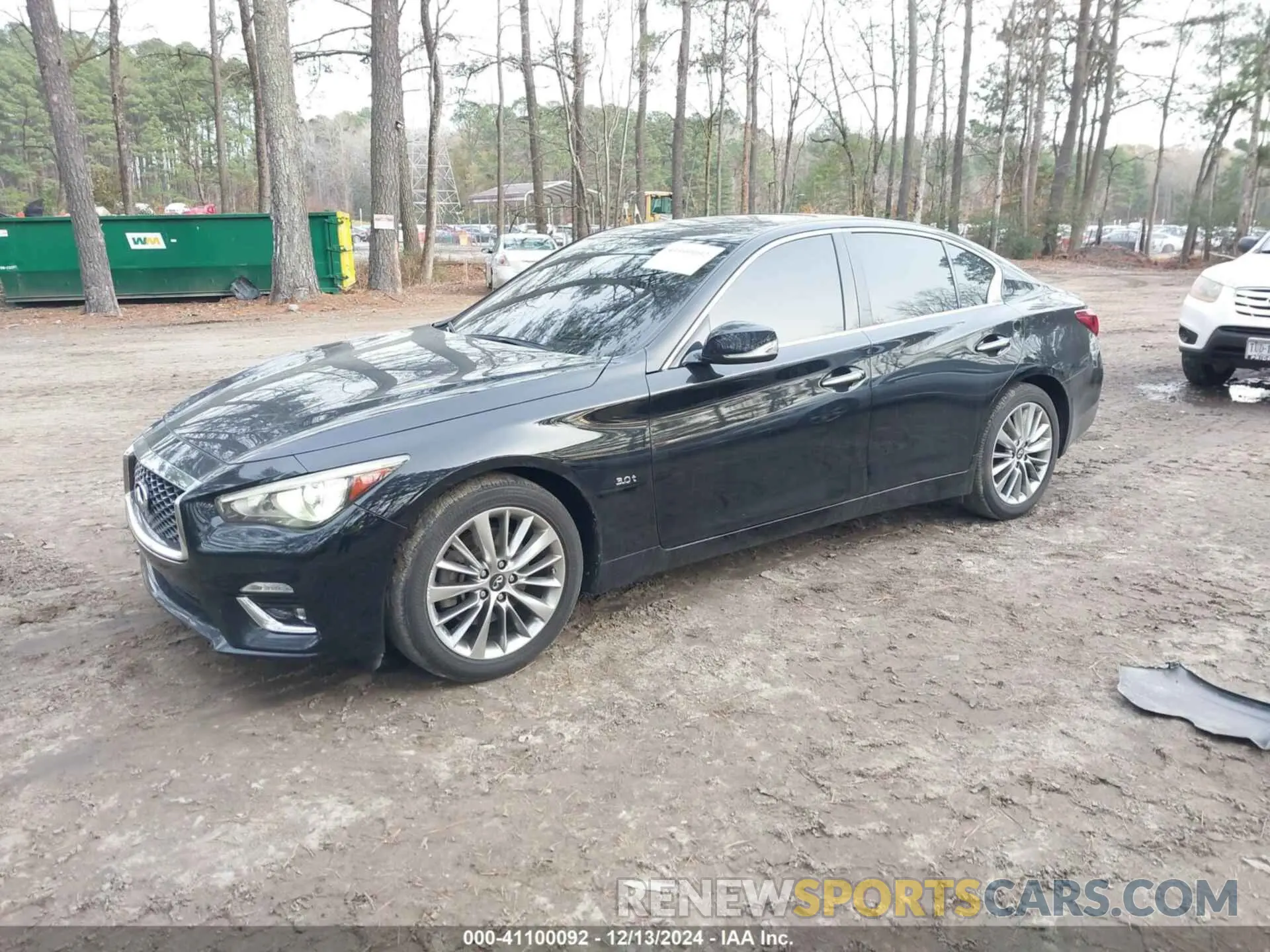 2 Photograph of a damaged car JN1EV7AR9KM550521 INFINITI Q50 2019