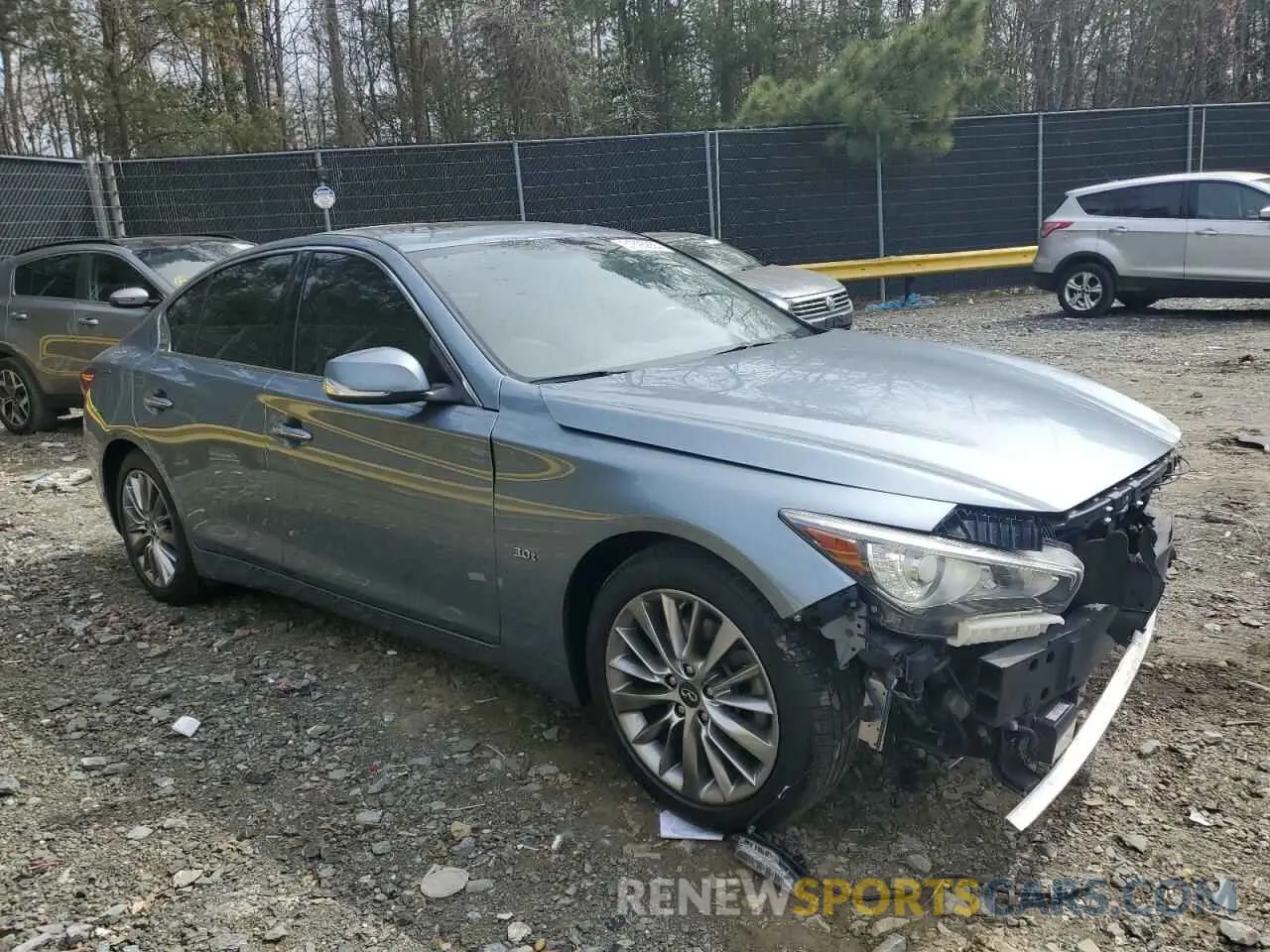 4 Photograph of a damaged car JN1EV7AR9KM553774 INFINITI Q50 2019