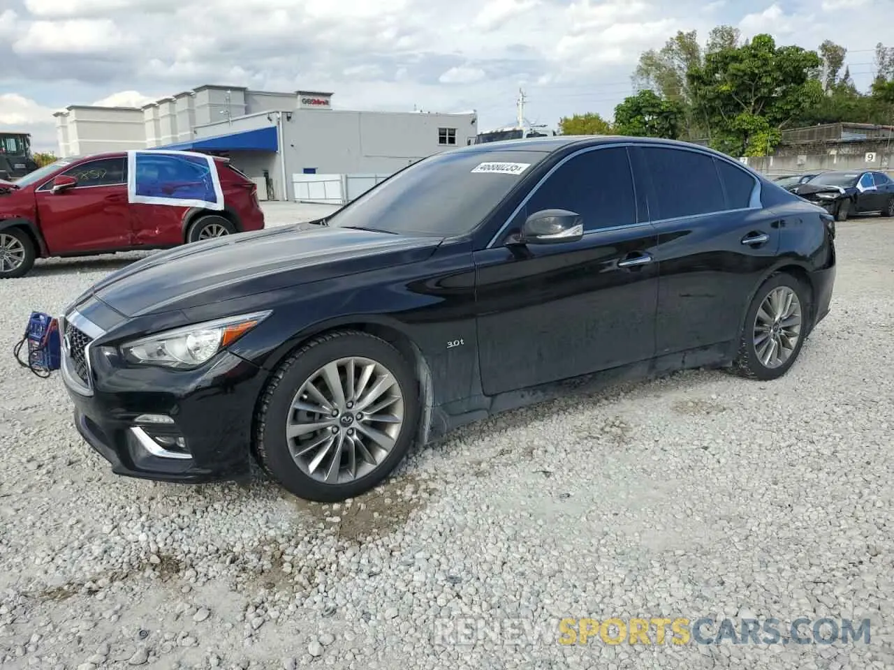 1 Photograph of a damaged car JN1EV7AR9KM554844 INFINITI Q50 2019