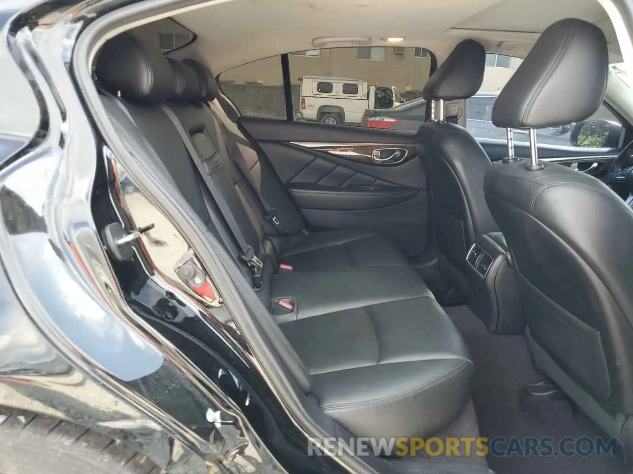 10 Photograph of a damaged car JN1EV7AR9KM554844 INFINITI Q50 2019
