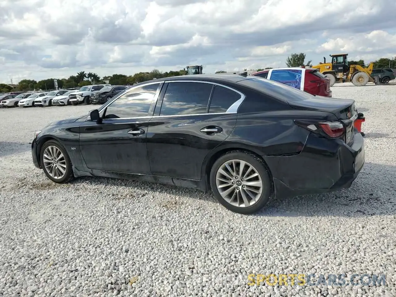 2 Photograph of a damaged car JN1EV7AR9KM554844 INFINITI Q50 2019