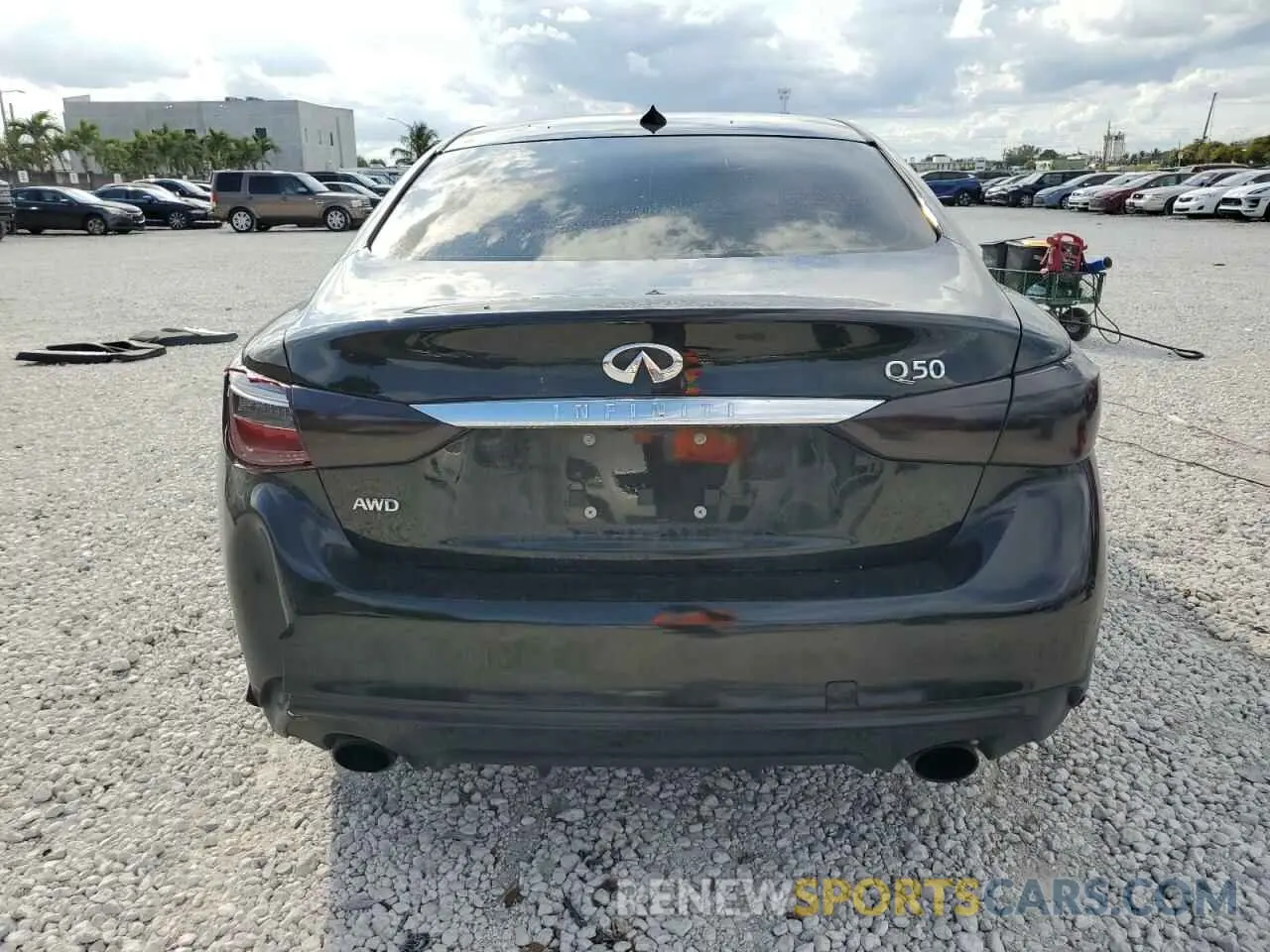 6 Photograph of a damaged car JN1EV7AR9KM554844 INFINITI Q50 2019