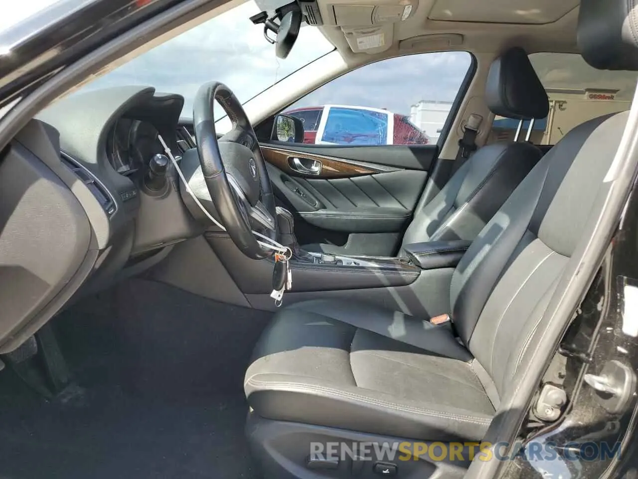 7 Photograph of a damaged car JN1EV7AR9KM554844 INFINITI Q50 2019