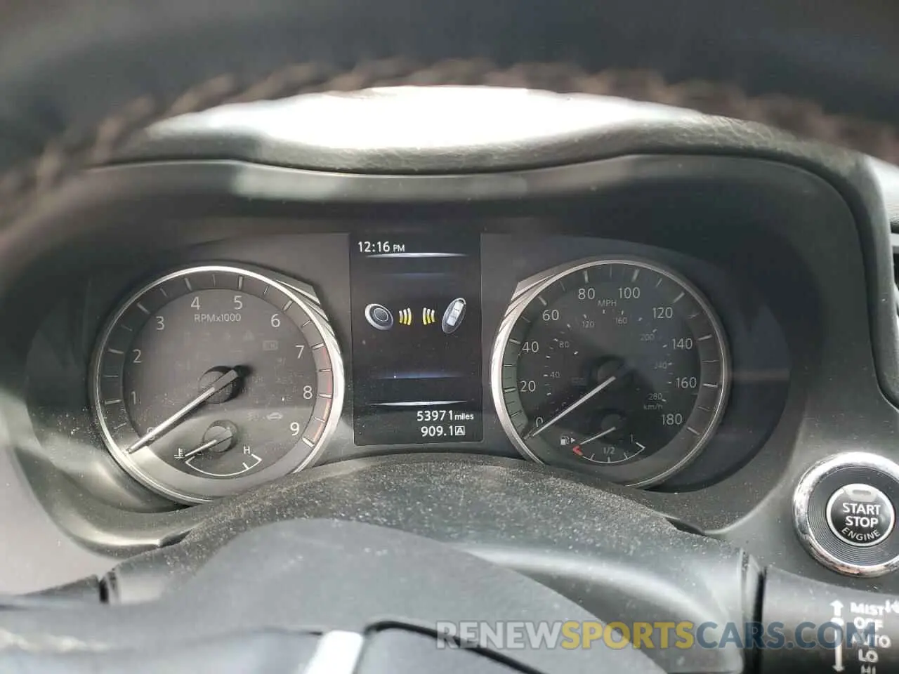 9 Photograph of a damaged car JN1EV7AR9KM555427 INFINITI Q50 2019