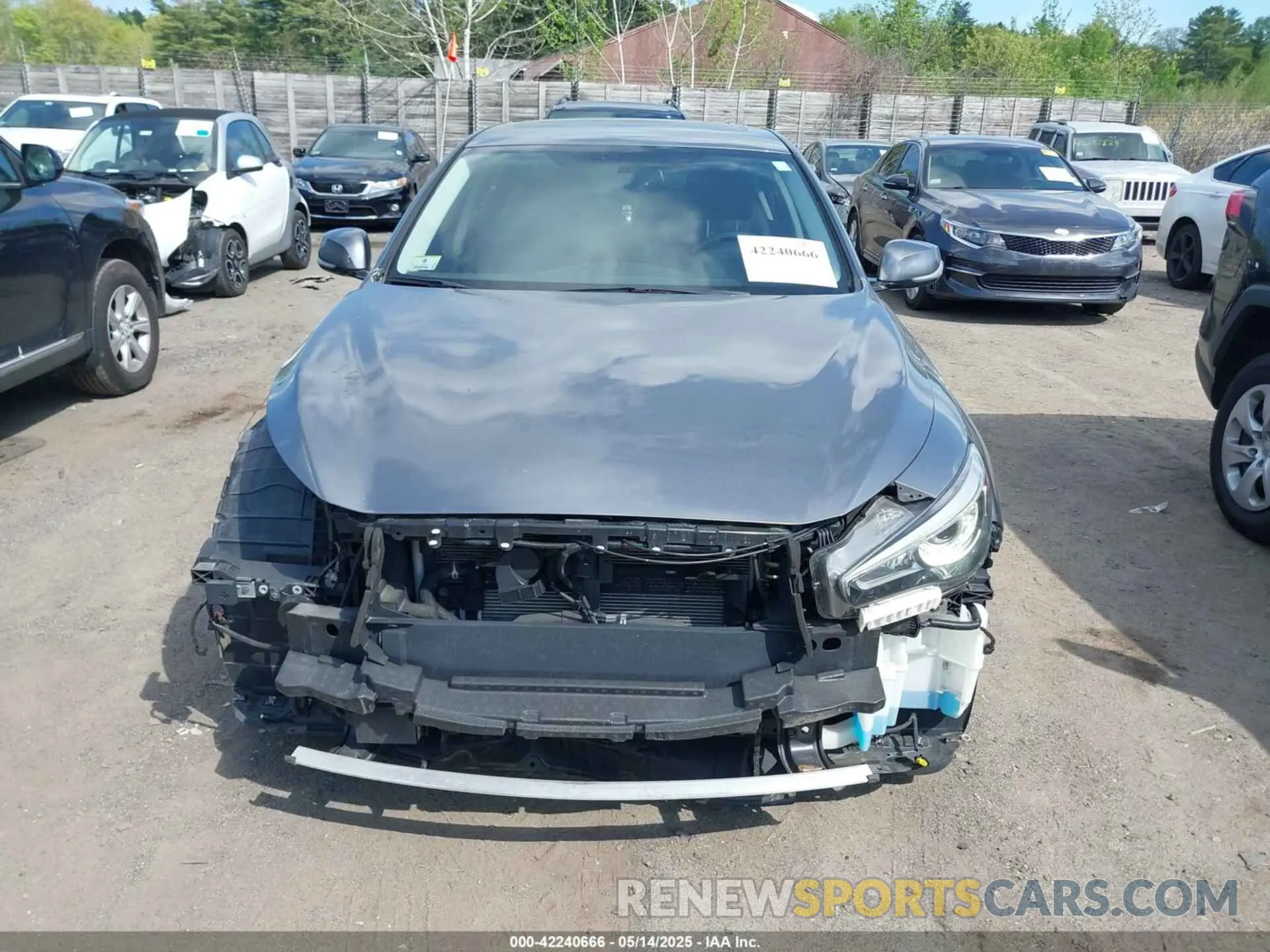 13 Фотография поврежденного автомобиля JN1EV7AR9KM558120 INFINITI Q50 2019