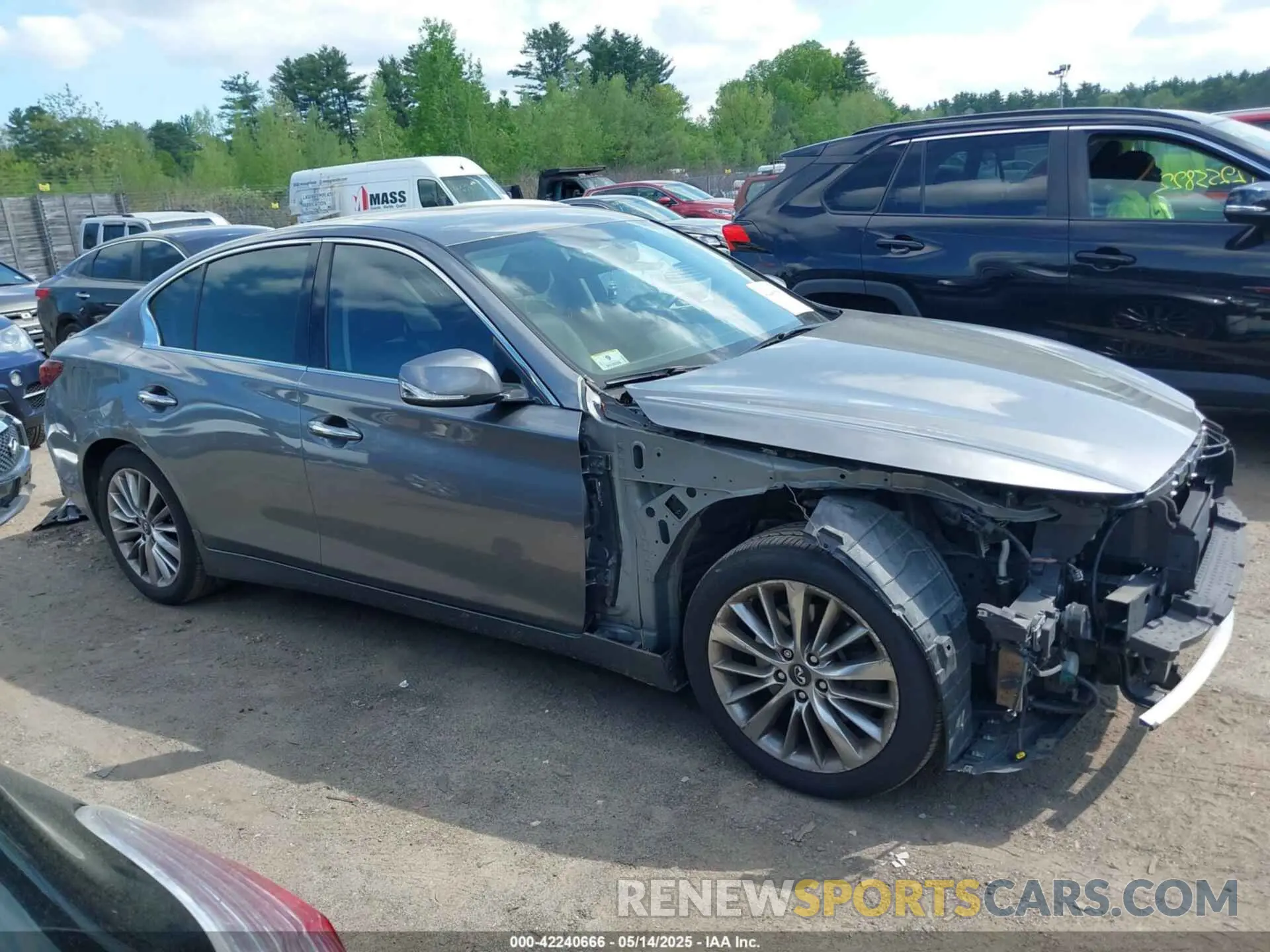 14 Фотография поврежденного автомобиля JN1EV7AR9KM558120 INFINITI Q50 2019