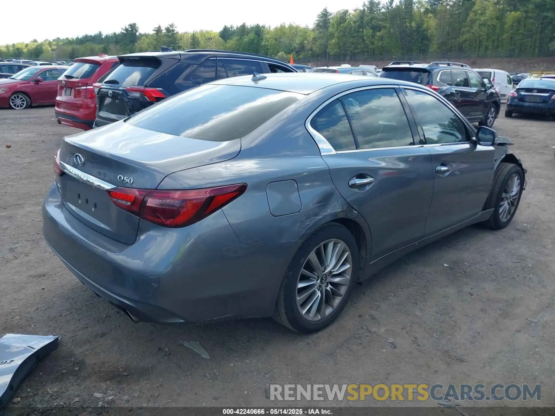 4 Фотография поврежденного автомобиля JN1EV7AR9KM558120 INFINITI Q50 2019