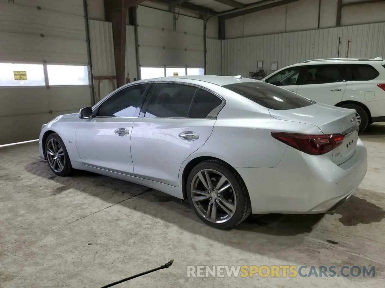 2 Photograph of a damaged car JN1EV7AR9KM591652 INFINITI Q50 2019