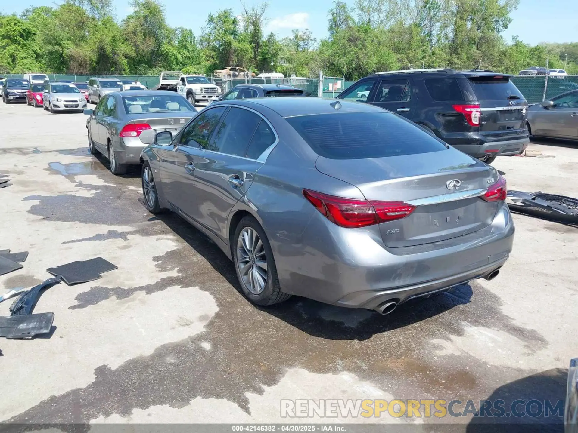 3 Photograph of a damaged car JN1EV7ARXKM552181 INFINITI Q50 2019