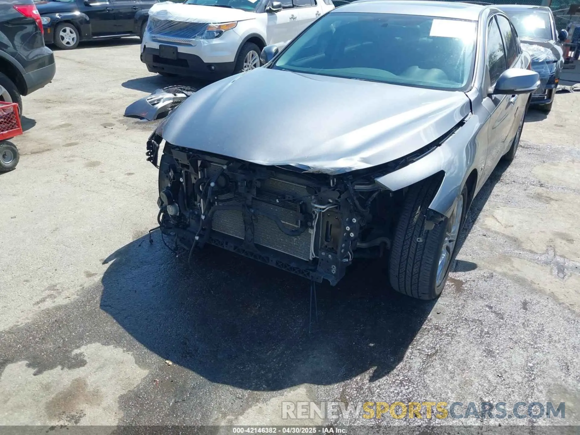 6 Photograph of a damaged car JN1EV7ARXKM552181 INFINITI Q50 2019