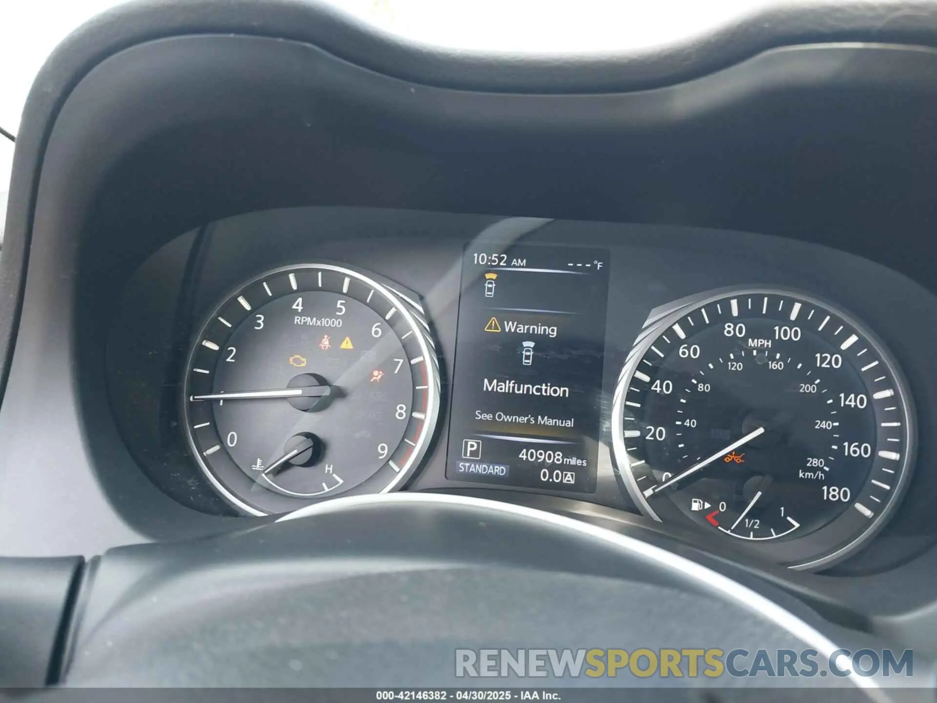7 Photograph of a damaged car JN1EV7ARXKM552181 INFINITI Q50 2019