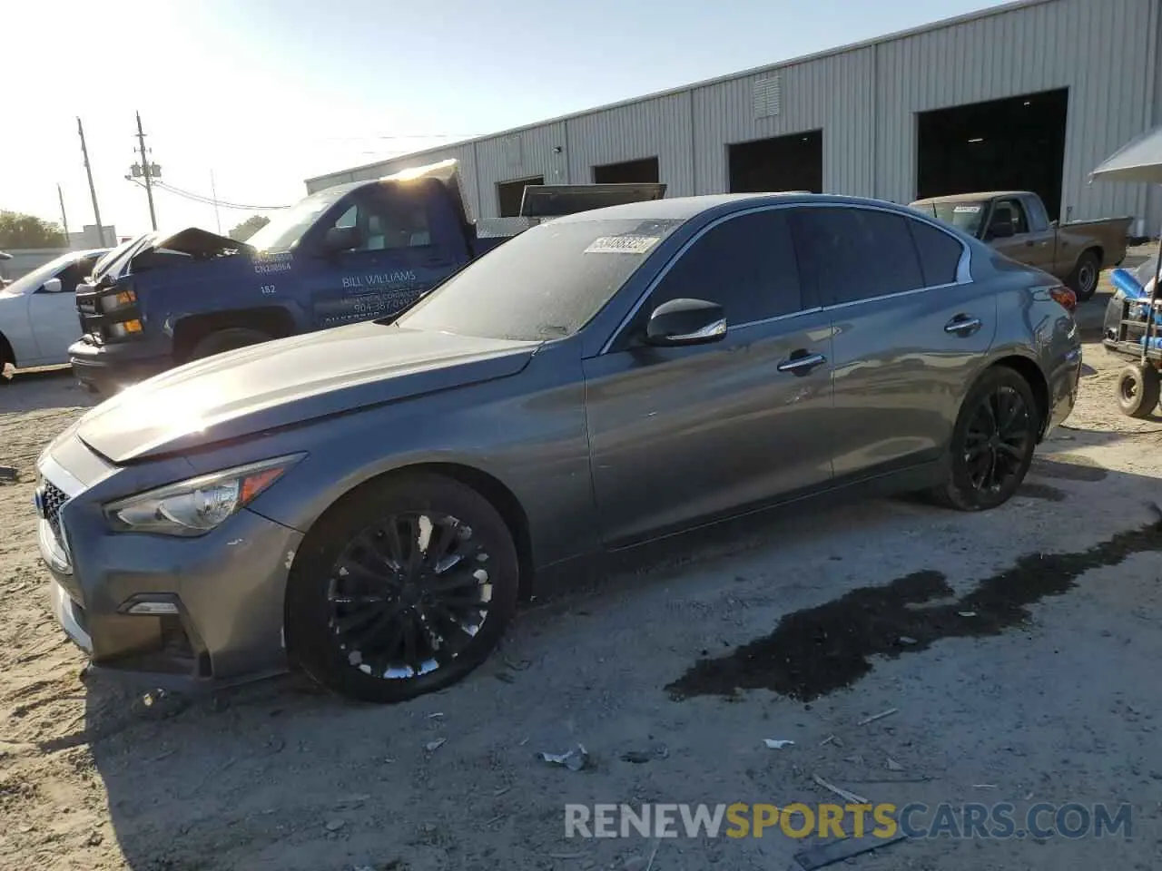 1 Фотография поврежденного автомобиля JN1EV7ARXKM555808 INFINITI Q50 2019