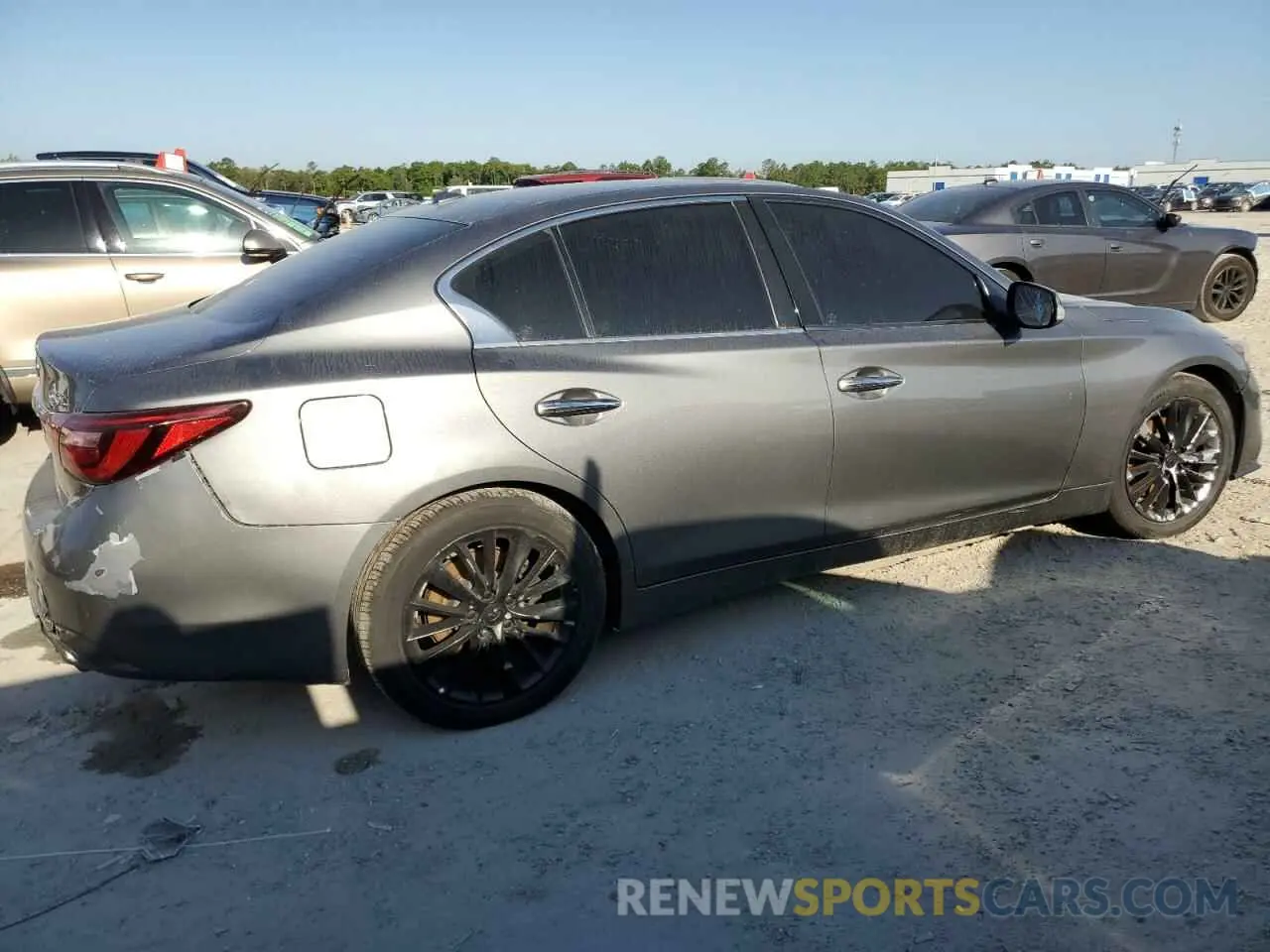 3 Фотография поврежденного автомобиля JN1EV7ARXKM555808 INFINITI Q50 2019