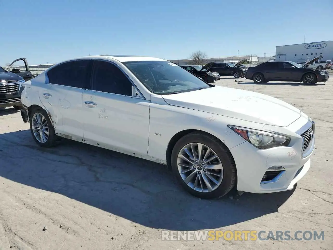 4 Photograph of a damaged car JN1EV7ARXKM558286 INFINITI Q50 2019