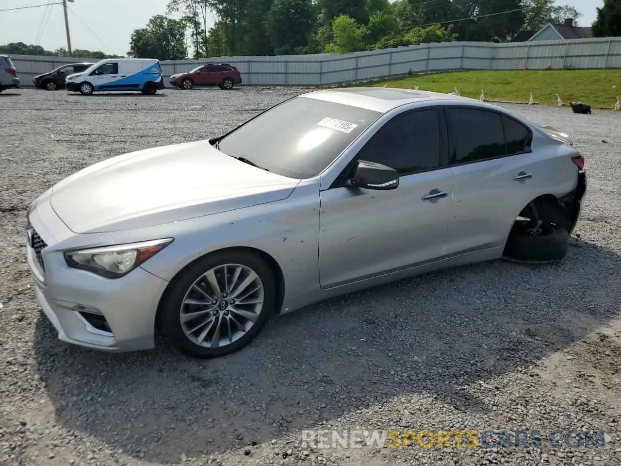 1 Photograph of a damaged car JN1EV7ARXKM559096 INFINITI Q50 2019