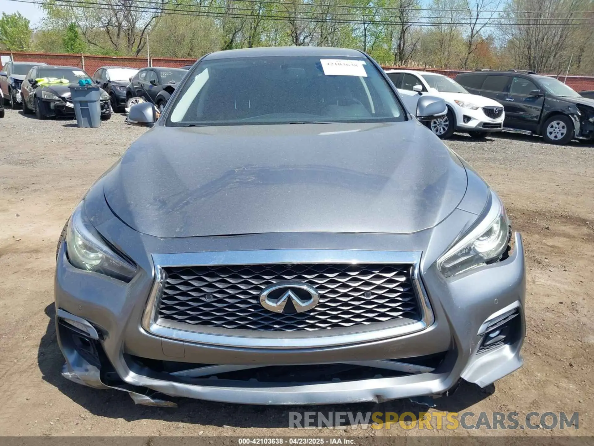 12 Photograph of a damaged car JN1EV7ARXKM592003 INFINITI Q50 2019