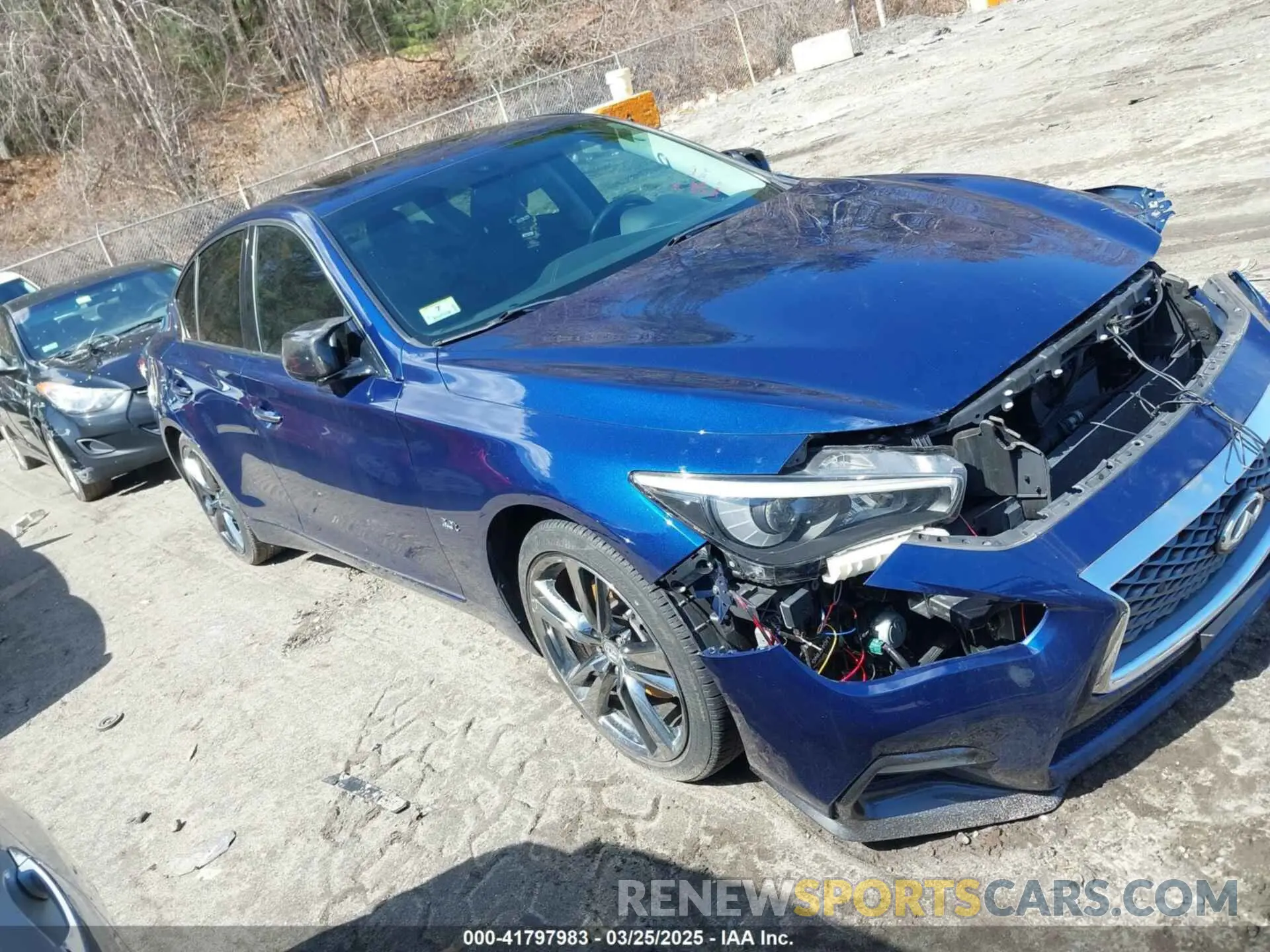 1 Photograph of a damaged car JN1EV7ARXKM592101 INFINITI Q50 2019