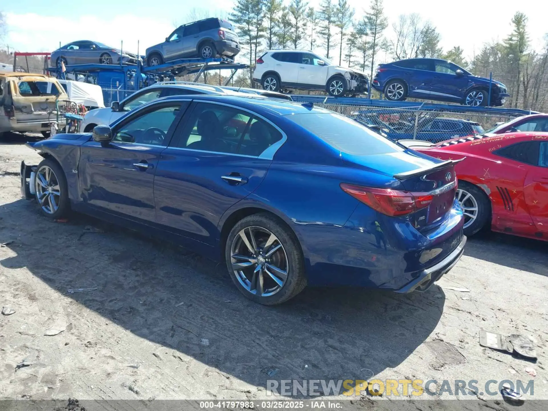 3 Photograph of a damaged car JN1EV7ARXKM592101 INFINITI Q50 2019