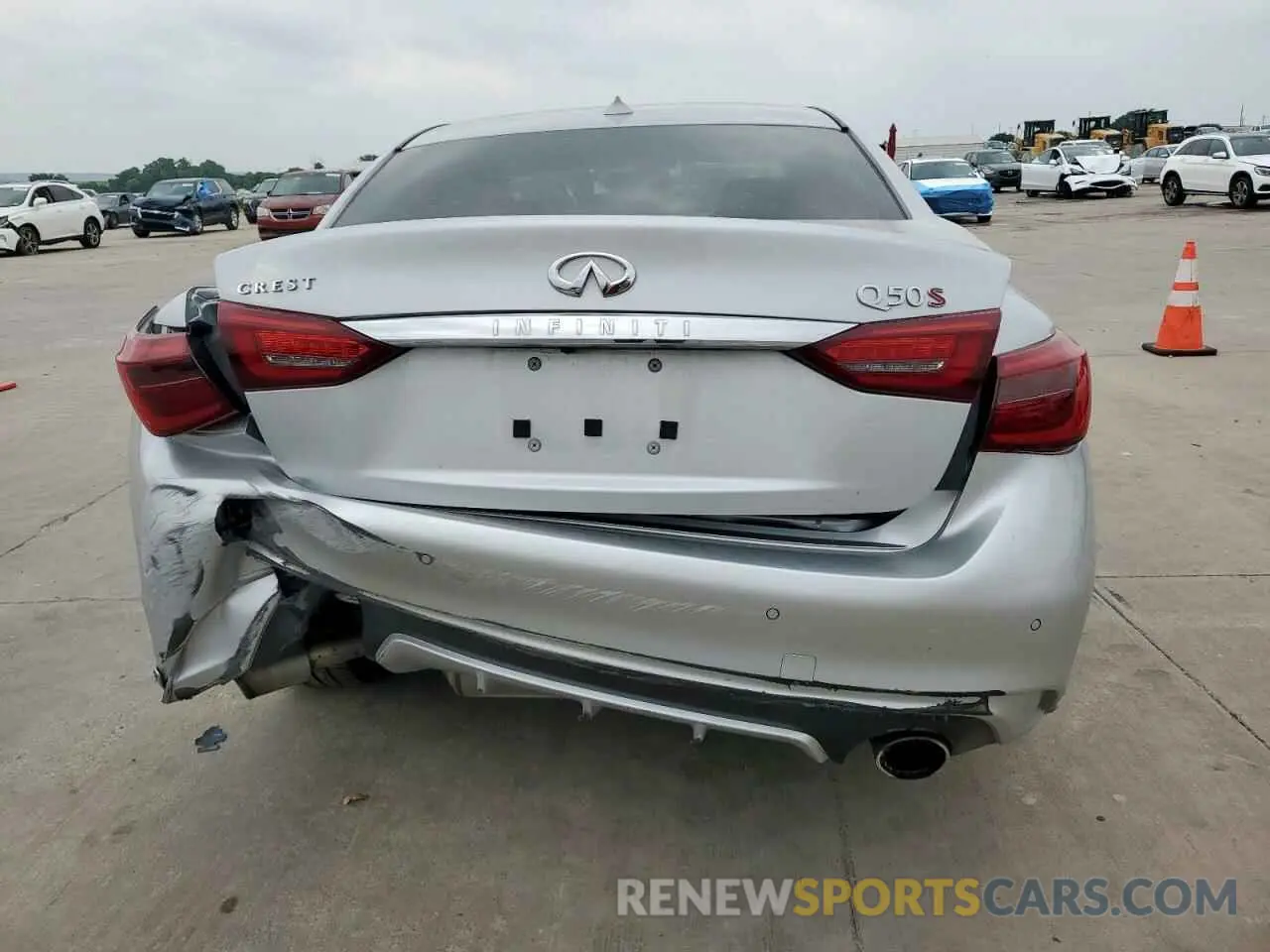 6 Фотография поврежденного автомобиля JN1FV7AP2KM780176 INFINITI Q50 2019