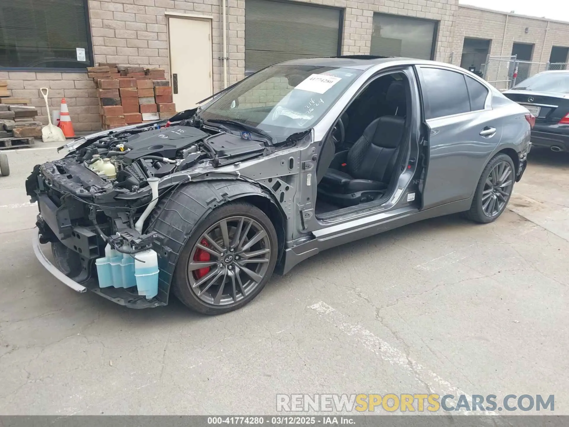 2 Photograph of a damaged car JN1FV7AP4KM760849 INFINITI Q50 2019