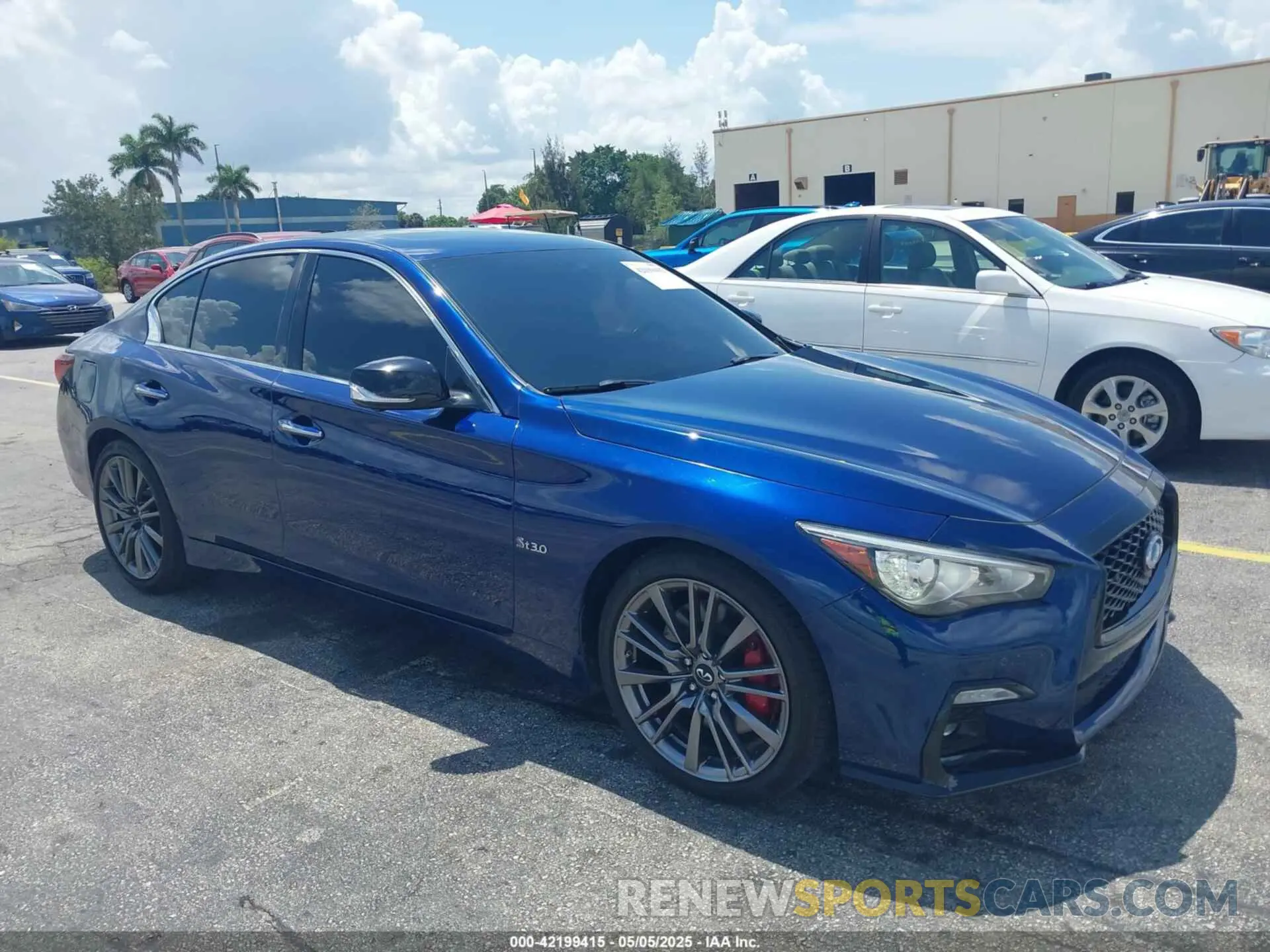 1 Photograph of a damaged car JN1FV7AP7KM760070 INFINITI Q50 2019