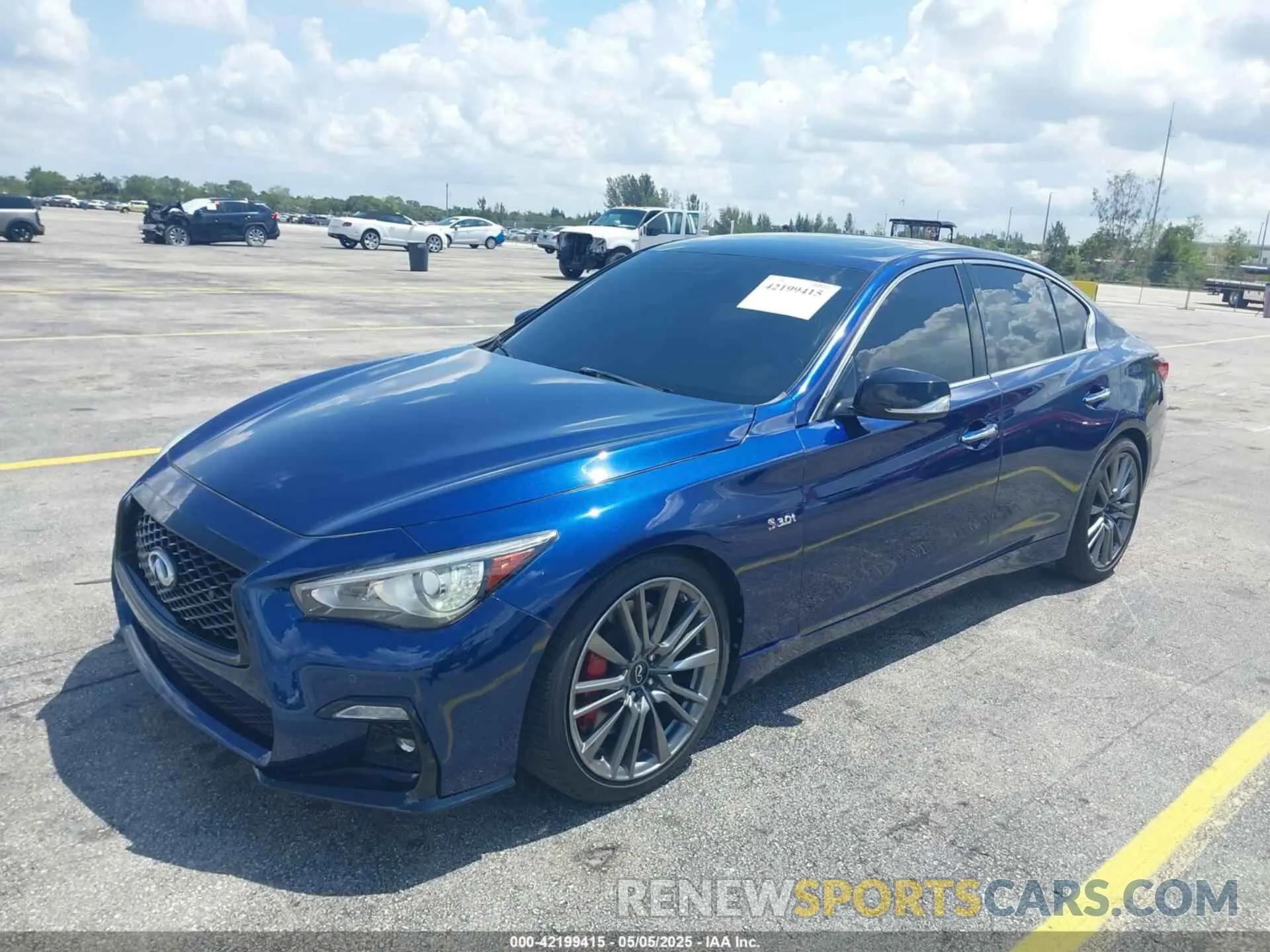 2 Photograph of a damaged car JN1FV7AP7KM760070 INFINITI Q50 2019