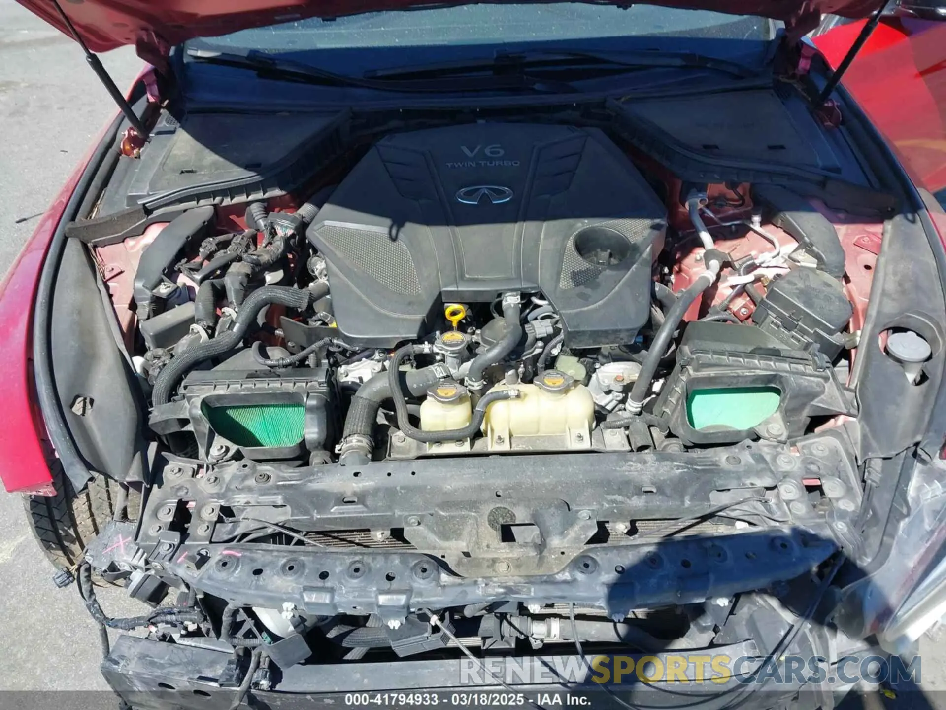 10 Photograph of a damaged car JN1FV7AP8KM760885 INFINITI Q50 2019