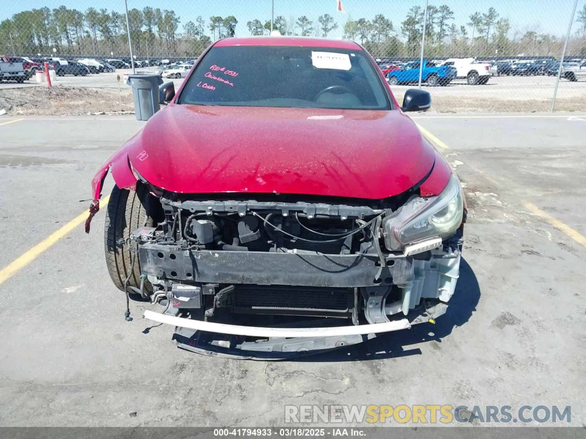 6 Photograph of a damaged car JN1FV7AP8KM760885 INFINITI Q50 2019