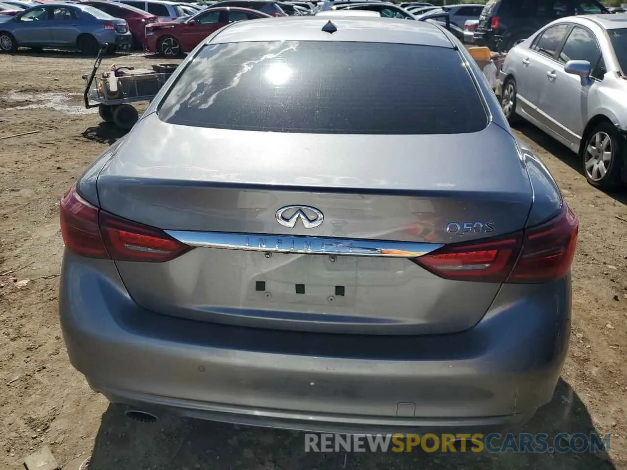6 Photograph of a damaged car JN1FV7AP9KM760944 INFINITI Q50 2019