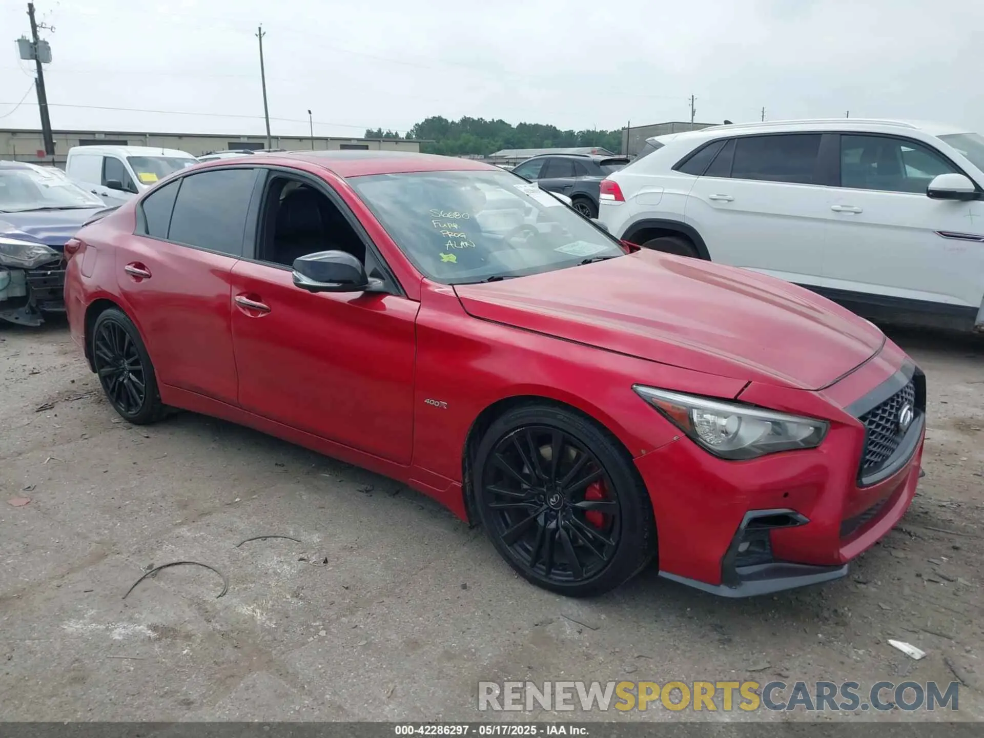 1 Photograph of a damaged car JN1FV7AR0KM800068 INFINITI Q50 2019