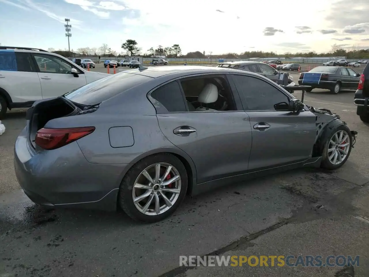 3 Фотография поврежденного автомобиля JN1FV7AR1KM830227 INFINITI Q50 2019