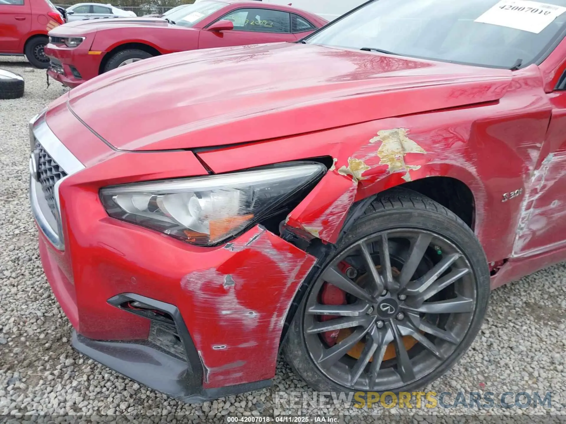 6 Фотография поврежденного автомобиля JN1FV7AR2KM800086 INFINITI Q50 2019