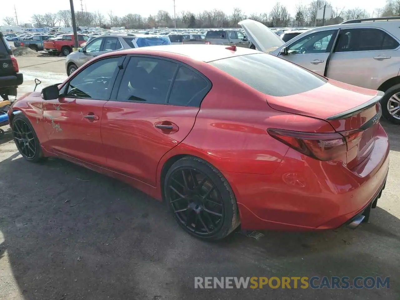 2 Photograph of a damaged car JN1FV7AR4KM800011 INFINITI Q50 2019