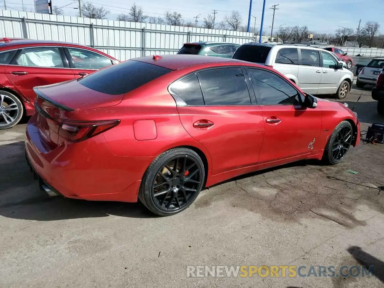 3 Photograph of a damaged car JN1FV7AR4KM800011 INFINITI Q50 2019