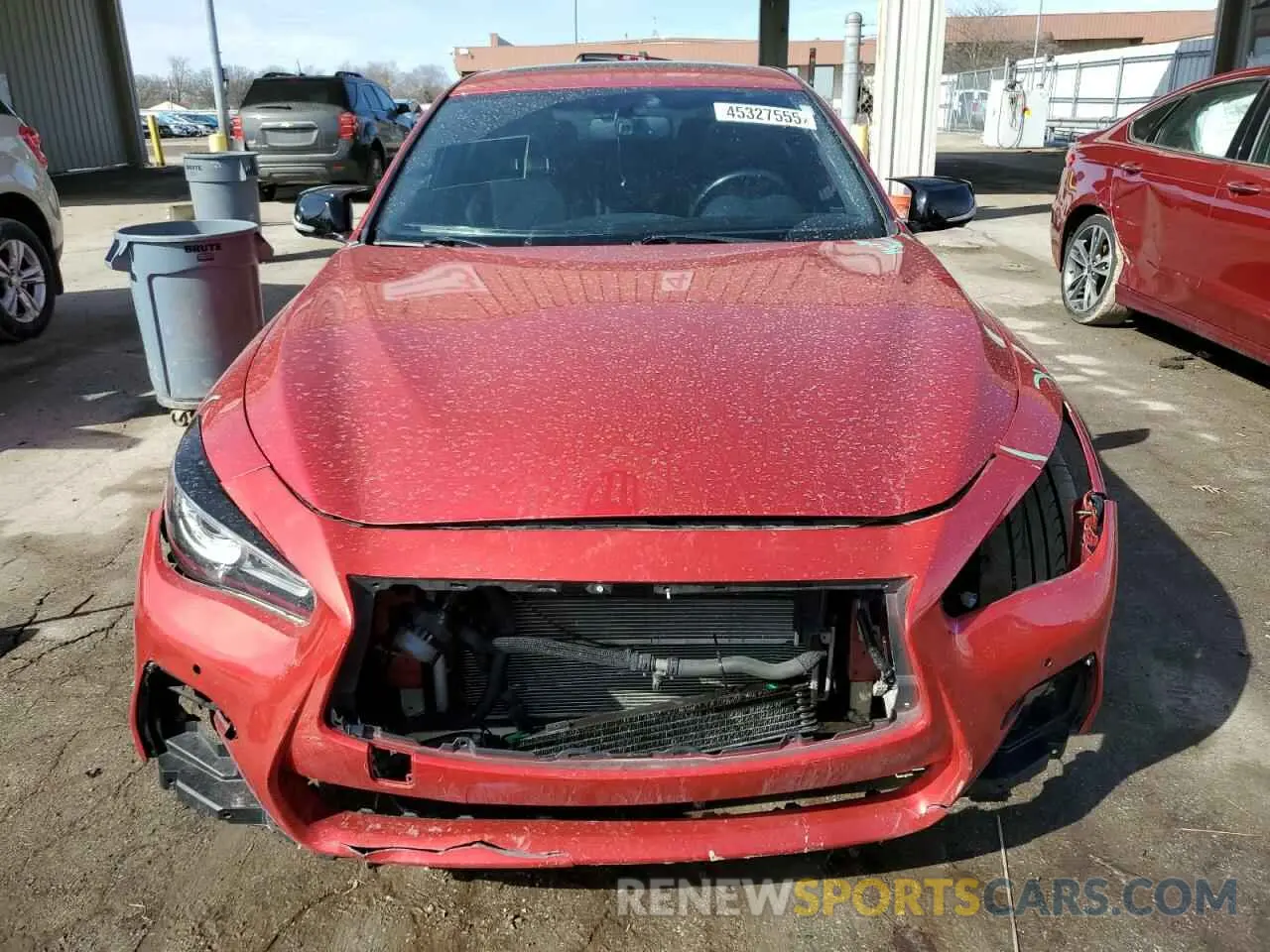 5 Photograph of a damaged car JN1FV7AR4KM800011 INFINITI Q50 2019