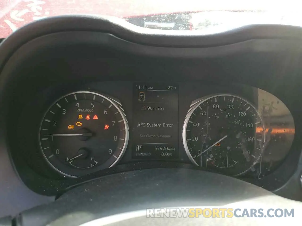 9 Photograph of a damaged car JN1FV7AR4KM800011 INFINITI Q50 2019