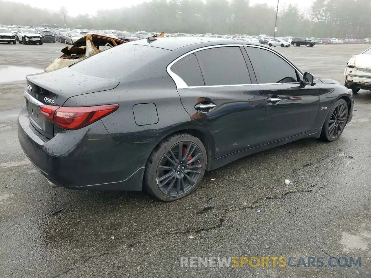 3 Фотография поврежденного автомобиля JN1FV7ARXKM830338 INFINITI Q50 2019