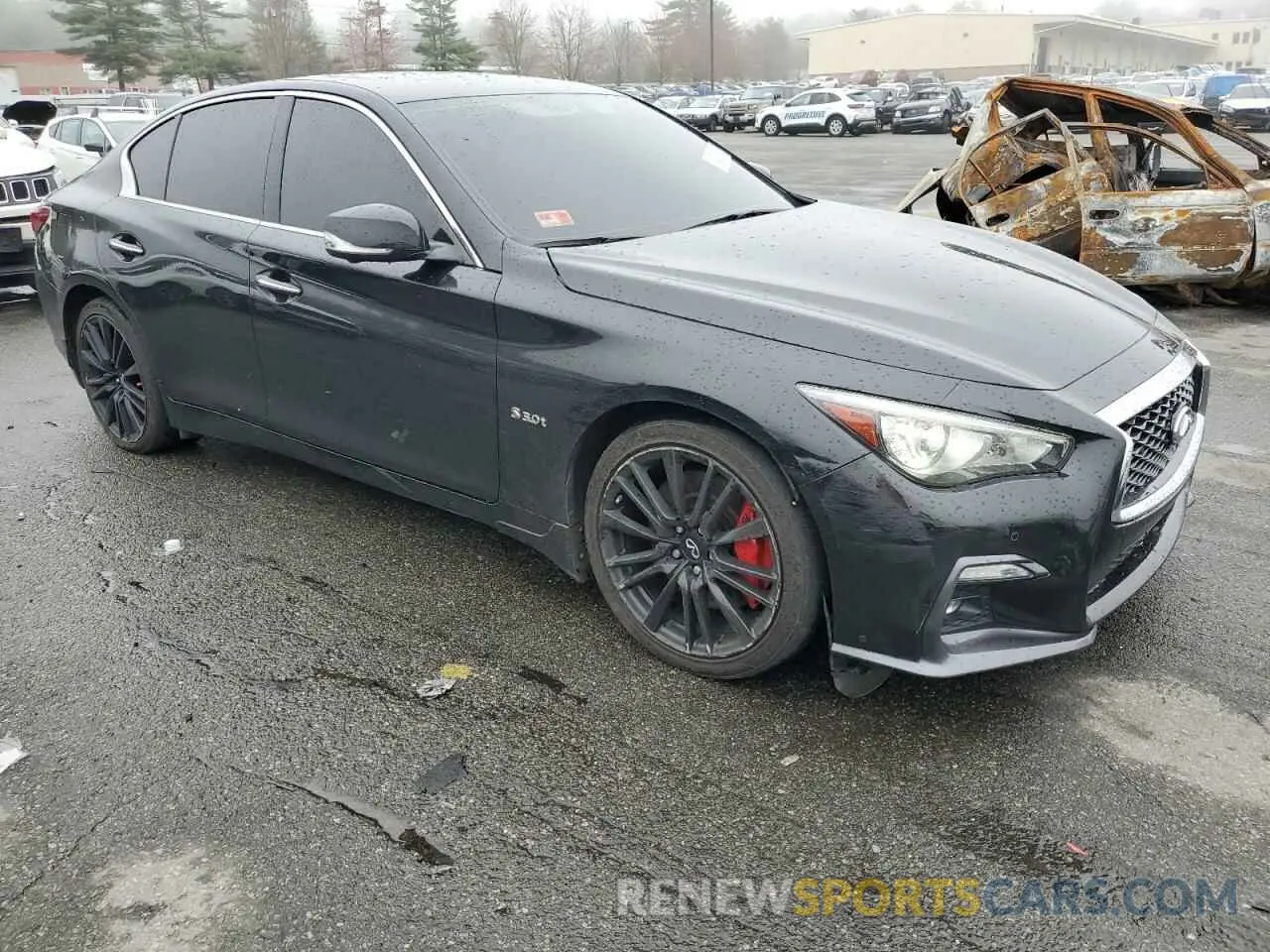 4 Фотография поврежденного автомобиля JN1FV7ARXKM830338 INFINITI Q50 2019