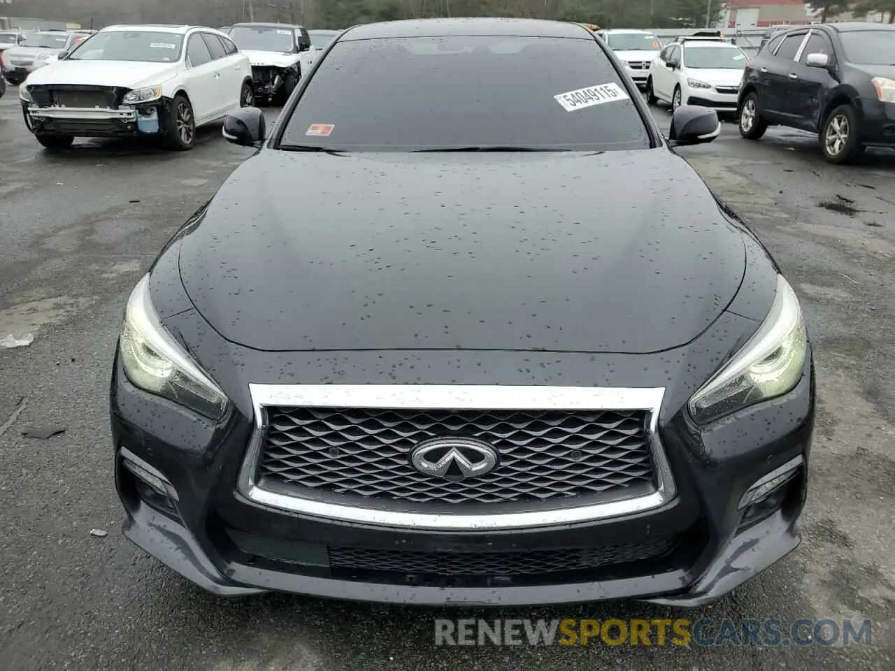 5 Фотография поврежденного автомобиля JN1FV7ARXKM830338 INFINITI Q50 2019